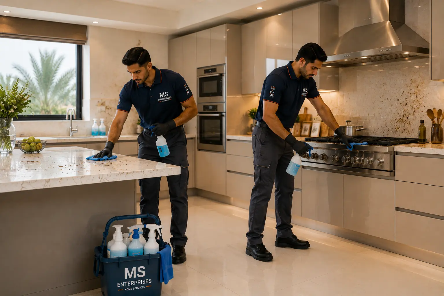 Kitchen deep cleaning services in Bahrain